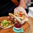 thumbnail image 5 of Vaidha Stainless Steel Cover Dressing Cup Tomato Dressing Seasoning Container Cover, 5 of 5