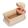 thumbnail image 1 of Reusable Silicone Food Storage Containers With Lids Leakproof Meal Prep Bento For Kitchen Organization And Freshness Preservation, 1 of 3