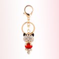 thumbnail image 1 of Keychain, Pendant Purse Bag Key Chain Key Holder 3D Rhinestone  Keyring Cute Key  Bracelet Keychain Gift For Kids Girls, 1 of 5