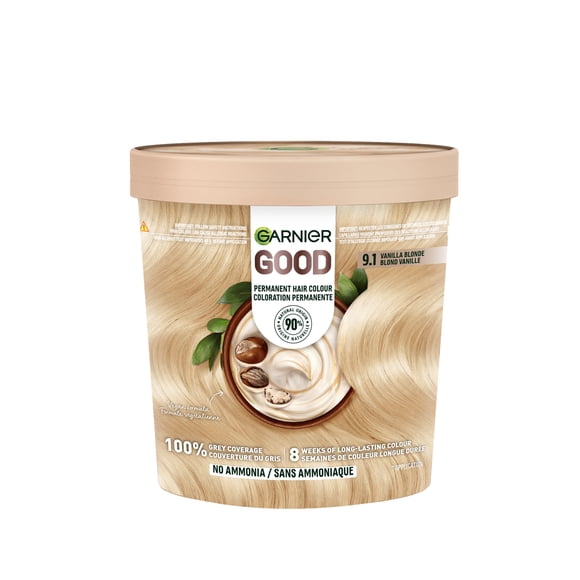 Garnier Good, Coloration Permanente, 100% Couverture Du Gris, Sans Ammoniaque, 1 Unité