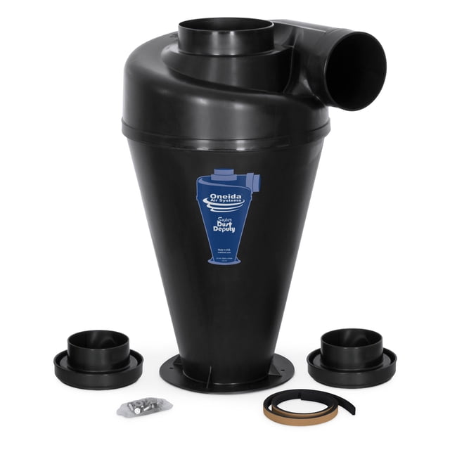 Oneida Air Systems Super Dust Deputy 4/5 Accessoire Cyclonique Bricolage, Noir