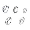 thumbnail image 4 of Bague Réglable pour Femmes et Hommes, Perles Décoratives pour Adultes, Perles Plaquées Unisexes pour Bijoux, Décorations de Main Type 2, 4 of 7