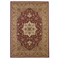 thumbnail image 1 of HomeRoots 353607 2 ft. 2 in. x 7 ft. 11 in. Runner Polypropylene Red & Beige Area Rug, 1 of 1