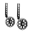 thumbnail image 2 of Flashing 12-20in Kids Training Side Wheels Auxiliary Black, 2 of 8