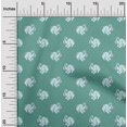 thumbnail image 1 of oneOone Cotton Silk Fabric Rabbit Block Printed Fabric 1 Yard 42 Inch Wide, 1 of 4