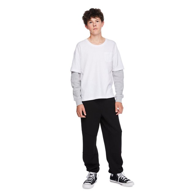 Jackson Boys' Washed Long Sleeve Fooler Tee