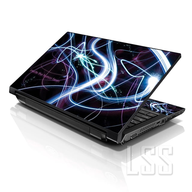 LSS Laptop Skin Sticker Decal Cover Brain Activity Pattern Fits 17" to 19"
