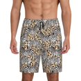 thumbnail image 1 of Lsque ZEBRE Shorts de Pyjama pour Hommes, Short de Pyjama, Coton Ultra-Doux Tricoté-X-Grand, 1 of 6