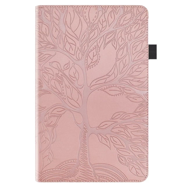 Funda For Honor Pad X8 Lite Case 10.1 AGM3-W09HN Tree Embossed Stand Back Shell for Honor Pad X8 Lite X8 Cover Tablet Case Rose Gold-Tree Honor Pad X8 Lite