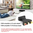 thumbnail image 3 of HDMI to AV Converter Cable Gold-Plated Plugs for High-Definition Video Signal Conversion from Players to TV, 3 of 8