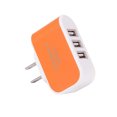 thumbnail image 2 of Universal Candy Color 3 USB Wall power adapter ; Multi-Port Wall Charger US Plug Wall Adapter Cube Block AC 110-220V 5V, 2 of 3