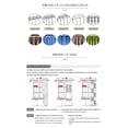 thumbnail image 2 of Innerwin Rideaux pour Fenêtres Écoénergétiques Assombrissants, Panneaux à Oeillets, Rideau de Luxe Occultant pour Fenêtre, Isolé Thermiquement, Moderne, Protection UV, Intimité, Gris 132*182 cm, 2 of 2