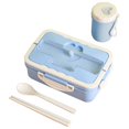 thumbnail image 2 of Up to 65% Off! Gspmoly Portable Lunch Box with Lid and Cup Lunch Box Lunch Box Food Storage Container with Lid Leakproof Food Preparation Container for Storage Home Office up to 65% Off, 2 of 7