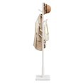 thumbnail image 1 of VASAGLE Solid Wood Coat Rack, Free Standing Hall Coat Tree with 8 Hooks, 3 Height Options, for Coats, Hats, Bags, Purses, for Entryway, Hallway, Rubberwood Hooks and Pole, 1 of 1