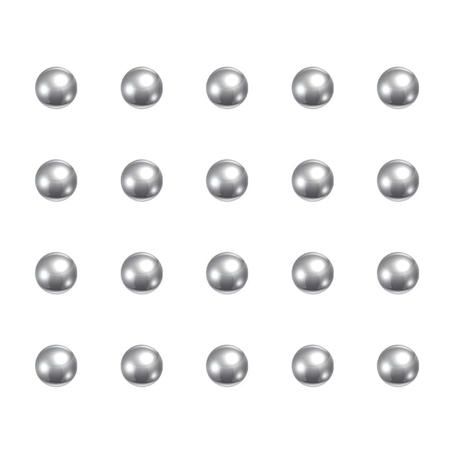 Unique Bargains Billes de Roulement en Acier au Carbone 2,5 mm G1000 Précision, Lot de 2500