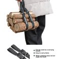 thumbnail image 2 of QualitChoice 1/2/3/5 Ensemble de Ceinture Nouée 2X Bagage Sangle de Lash Cargo Lien Rangement Randonnée Camping Boucle Durable Réglable Valise de Voyage Kaki/m 1 Pce, 2 of 6
