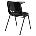 thumbnail image 3 of Bowery Hill Chaise Pliante Empilable Ergonomique Rembourrée en Coquille, Noire, 3 of 4