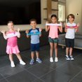 thumbnail image 2 of GoZone Kids X-Light Dino-Printed Bounce Bands – Blue/Orange, 2 of 6