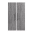 thumbnail image 3 of Bestar Canada Nebula Engineered Wood 2 Door Set for Closet Organizer in Gray, 3 of 6