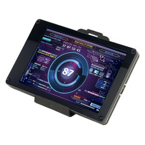 HLONK USB Mini Screen Adjustable Brightness 3.5in IPS Computer Temp CPU RAM Monitor for Windows