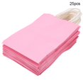 thumbnail image 2 of 25 PCS Kraft Paper Gift Bag With Handle for Wedding Candy Favor Bag Durable Large Capacity  Perfect for Parties Shopping Outgoing, 2 of 8