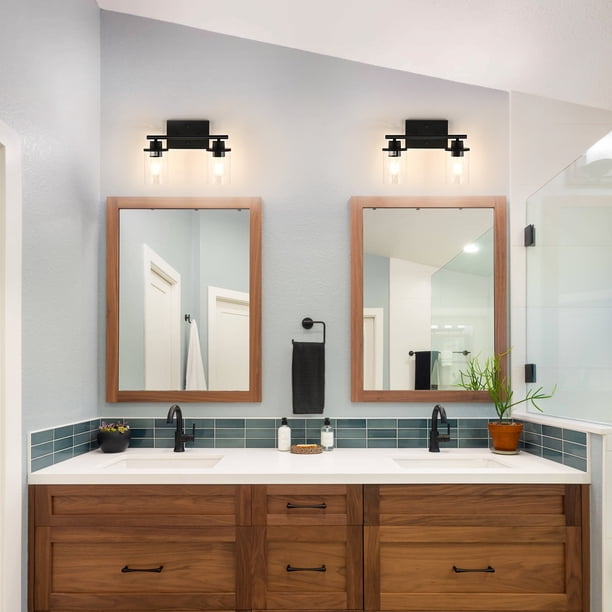 Bathroom Light Fixtures, 3 Light Oil Rubbed Bronze Vanity Light, Modern Wall Sconces with Globe Clear Glass Shade, Vanity Lighting Fixtures Over Mirror,E26 Bulb Socket Bathroom Light Fixtures, 3 Light Oil Rubbed Bronze Vanity Light, Modern Wall Sconces with Globe Clear Glass Shade, Vanity Lighting Fixtures Over Mirror,E26 Bulb Socket