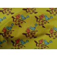 thumbnail image 4 of oneOone Cotton Poplin Fabric Leaves|Bird & Floral Block Decor Fabric Printed BTY 56 Inch Wide, 4 of 4