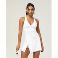 thumbnail image 2 of PISONIC Robe de Tennis pour Femmes, Robe Athlétique avec Soutien-Gorge Intégré et Shorts Robes d'Été pour Femmes Tenues de Golf pour l'Entraînement, 2 of 8