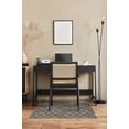 thumbnail image 2 of Mainstays Indoor Modern Geometric Diamond Machine Tufted Tan and Black Accent Rug,  29" x 45", Machine Washable, Non-Skid Backing, 2 of 5