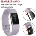 thumbnail image 2 of Replacement Bands Compatible for Fitbit Charge 2, Classic & Special Edition Adjustable Sport Wristbands(Light Purple,L), 2 of 7