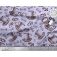 thumbnail image 2 of Soimoi Poly Georgette Fabric Burger,Cookies & Cups Print Fabric by the Yard 52 Inch Wide, 2 of 3