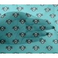 thumbnail image 4 of oneOone Viscose Chiffon Fabric Small Motif Ikat Fabric Prints By Yard 42 Inch Wide, 4 of 4