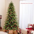 thumbnail image 4 of Costway 8 FT Artificial Christmas Tree with 470 Warm White LED Lights, 1470 Branch Tips, 4 of 9