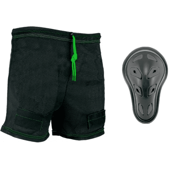 Refurbished Future Stars VIBE Youth Boys Hockey Protective Jock Mesh Shorts with Sock Tab Large-X