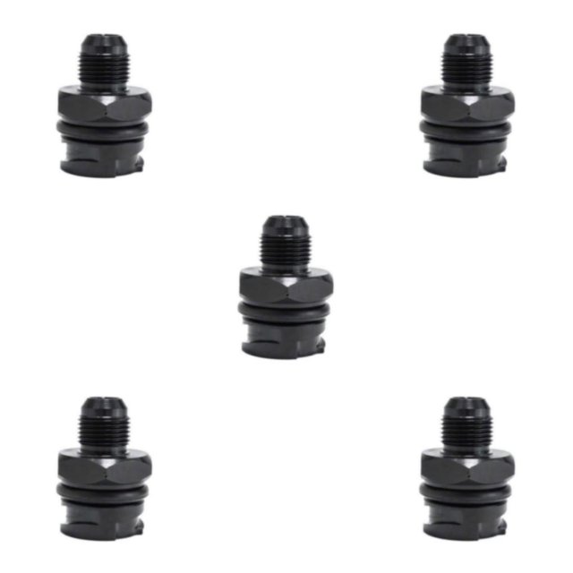 Decodeary Bouchon d'Huile en Aluminium Noir Audacieux AN10 LSX LS1/LS6/LS2/LS2/LS3/LS7 Easy 5Set