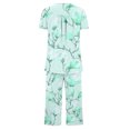 thumbnail image 4 of Rbaofujie Ensemble de Pyjama Short Femme Décontracté Col Rond Manches Courtes Blouse Pantalon Mode Pyjama Costume Ensemble de Pyjama, 4 of 4