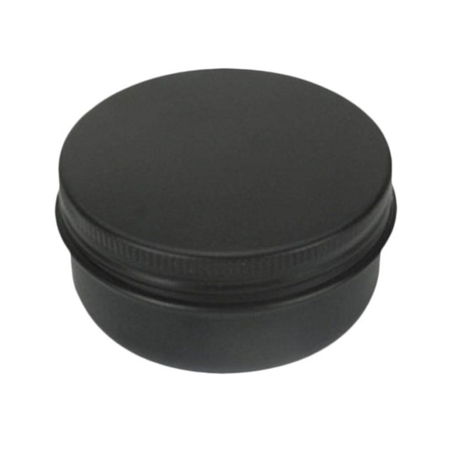 pitrice 5pcs Empty Aluminum Tin Jars Cosmetic Screw Lid Containers Lip Balm Cans 50ml