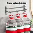 thumbnail image 5 of RKSTN Bathroom Hanging Rod Gray Towel Rack Without Punching Storage Rack For Storage Bathroom Hanging Rack Wall Mounted Bathroom Towel Hanging Rod Pole Hook-in-1, 5 of 5