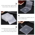 thumbnail image 3 of 20Pcs Transparent Single CD DVD Case Boxes Slim Clear Storage Organizer, 3 of 8