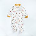 thumbnail image 2 of Autumn Baby Kids Double Zipper Clothes Sleeping Pajamas Rompers Newborn Overalls, 2 of 9