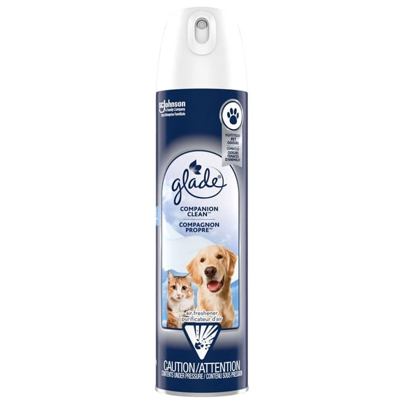 Glade® Pet Air Freshener Spray Odor Fighting Room Spray, Companion Clean