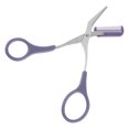 thumbnail image 1 of Unique Bargains Eyebrow Trimmer Scissors with Comb Stainless Steel Eyebrow Comb Scissors for Shaping Eyebrows Purple, 1 of 7