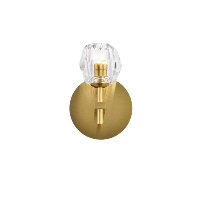 Elegant Lighting 3505W6G Eren 1 Light Wall Sconce, Gold