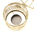thumbnail image 3 of thinsony Electroplated Metal Birdcage Shape Tea Light Candle Holder E-Gold, 3 of 8