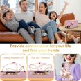 thumbnail image 3 of ORUYROP for Samsung Galaxy S24 Plus Case with Screen Protector, Built-in 360 Rotation Ring Holder Magnetic Stand, Luxury Shiny Plating Edge Shockproof Electroplated Protective Cover (Purple/Go, 3 of 6