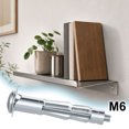 thumbnail image 2 of Button Locking M6 M8 Expansion Screw Petal Nut | Steel Galvanized Rustproof Sturdy Hollow Wall Plasterboard Fastener Hardware Combination Set B00rf9j8dy Build Driver 46 in Screwdriver Apartment Needs, 2 of 4