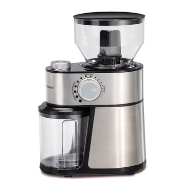 Hamilton Beach Burr Coffee Grinder with Stainless Steel Housing, 18 Grind Settings, 80385
