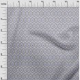 thumbnail image 2 of oneOone Cotton Poplin Fabric Chevron & Swirl Ikat Print Fabric BTY 56 Inch Wide, 2 of 4