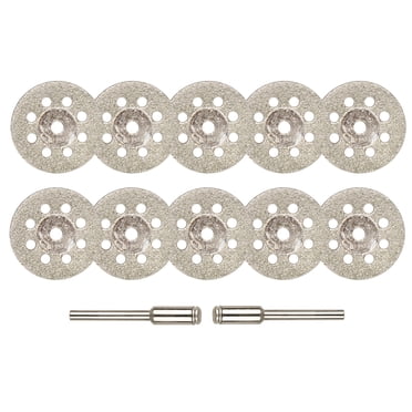 Ensemble de 10 Lames de Roue à Découper en Diamant Disques Coupés Outil Rotatif Dremel 10 Pcs