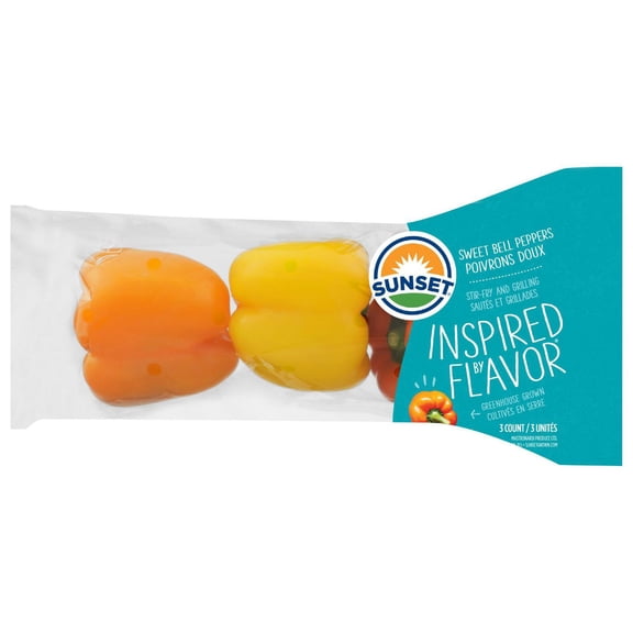 Rainbow Bell XL Peppers, 3ct